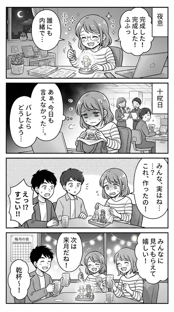 小さな挑戦の成果を一人で抱え込まず、月一回言葉にして分かち合う実践ノート