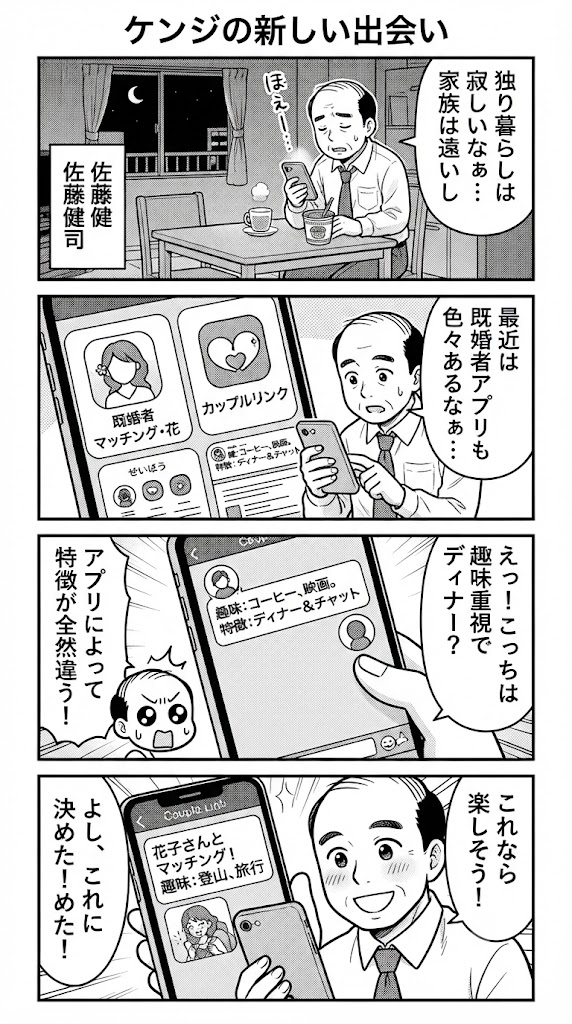 既婚者マッチング事情：既婚者クラブ vs ヒールメイト、56歳単身赴任が徹底検証する！