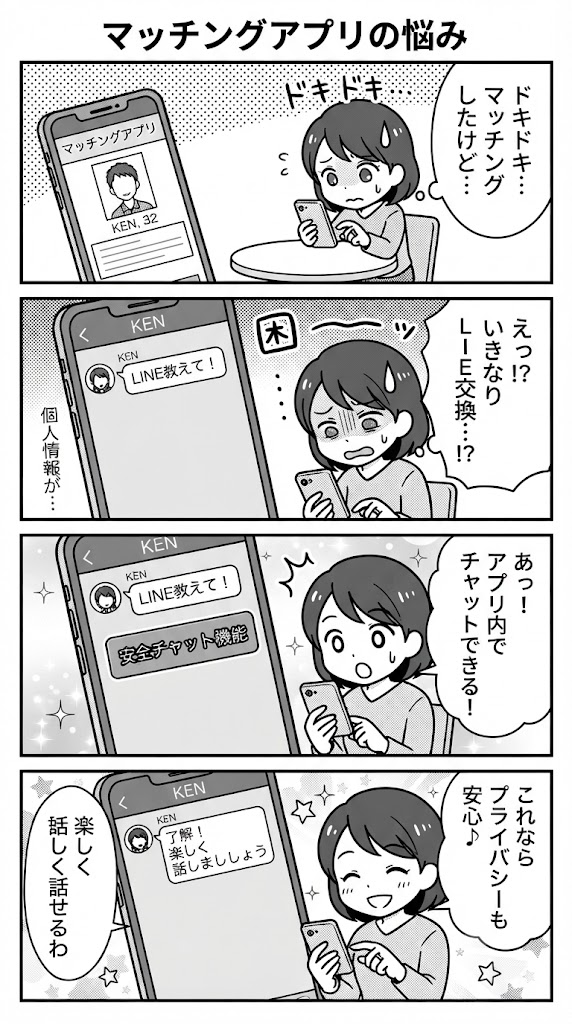 既婚者マッチングの「防壁」を築く：LINEを使わない連絡先交換とセキュリティ設定の極意！