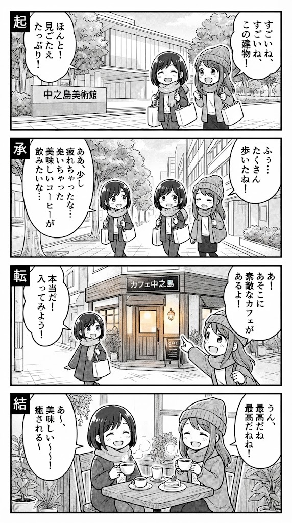 生産性なんて忘れて。中之島美術館の帰りに美味しい珈琲を飲む予定