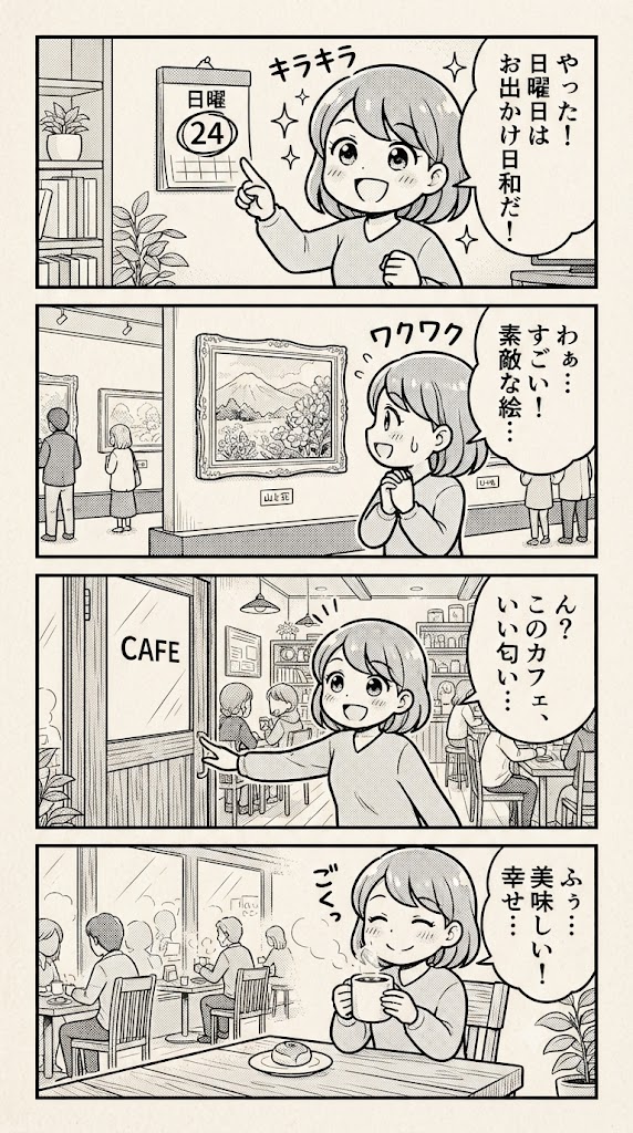 来月の楽しみ。美術館で感性を揺らし、お気に入りの珈琲を飲む