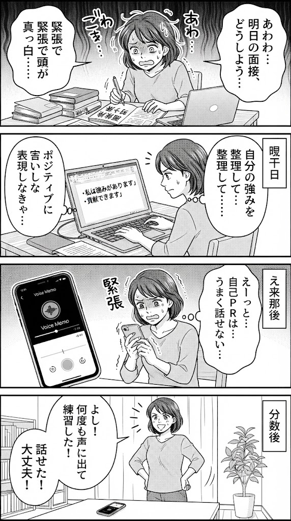47歳、面接の想定問答を言語化して声に出してみた記録
