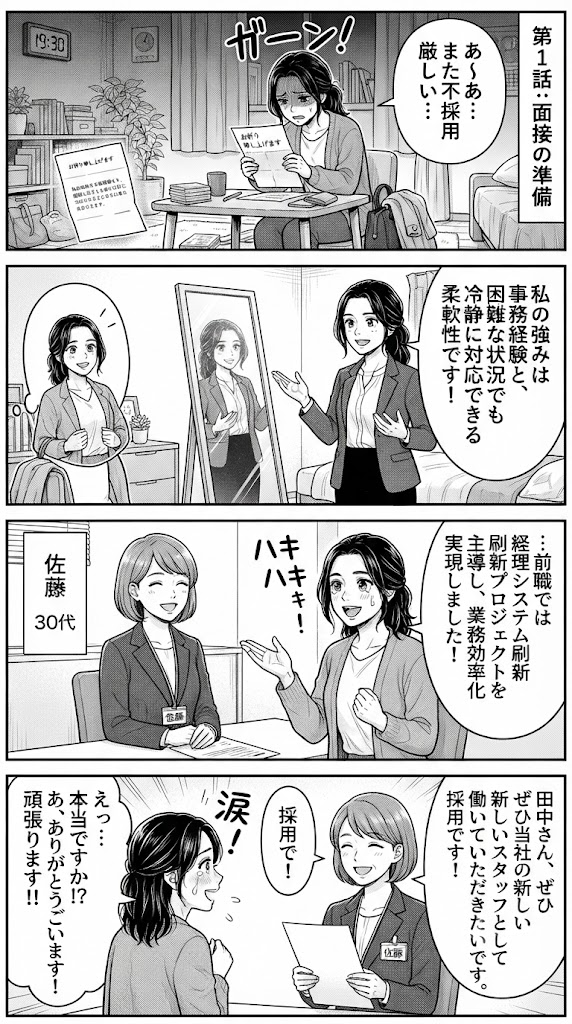 パート47歳。面接想定問答、声に出して本音と向き合った