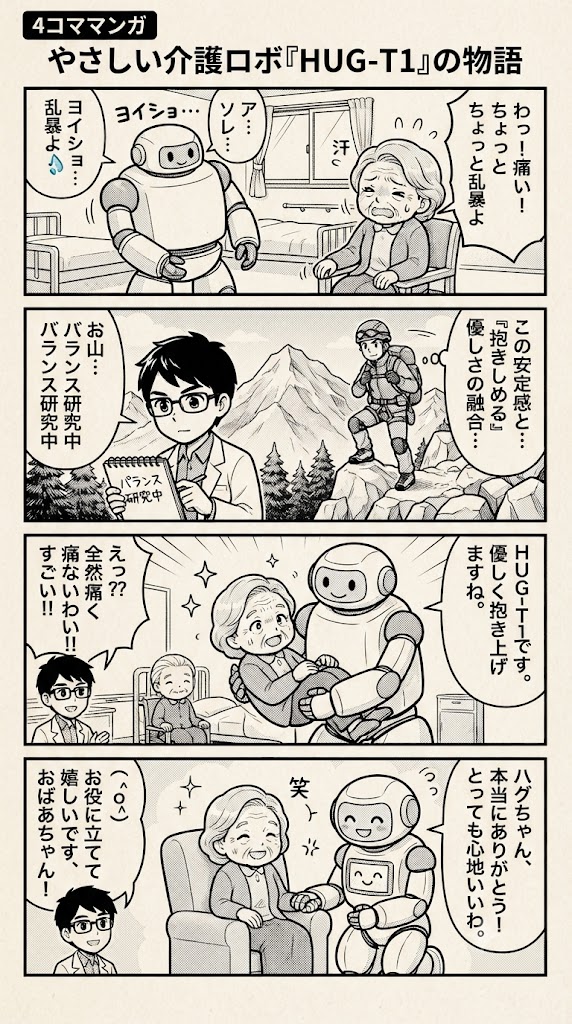 HUG-T1、身体知で変わる介護