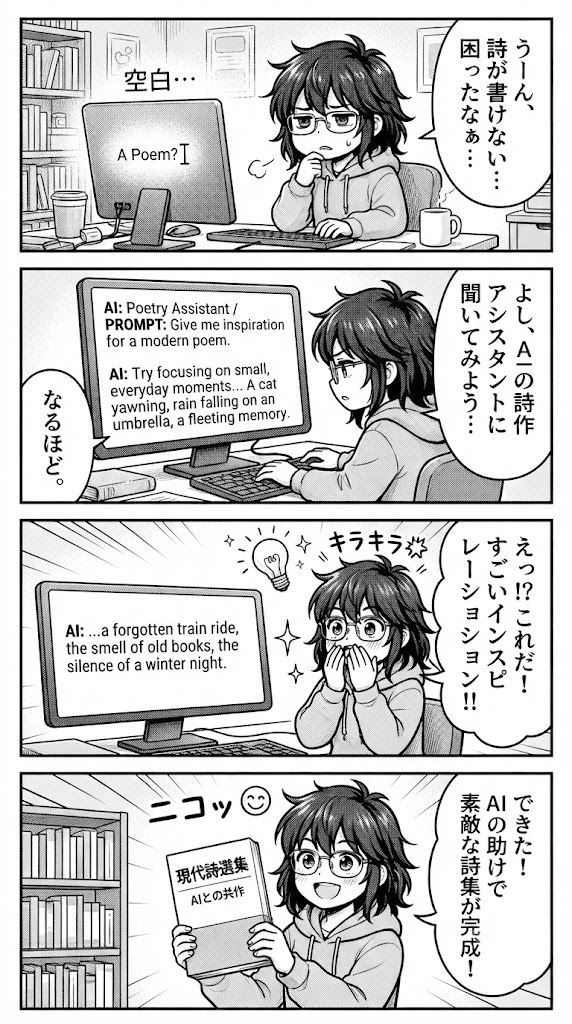 『現代の詩集』公開へ、プロンプトとの対話で得た確信