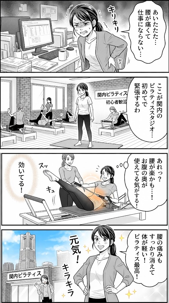 関内ピラティス月謝プラン、始めてみたらこんなに変わった!