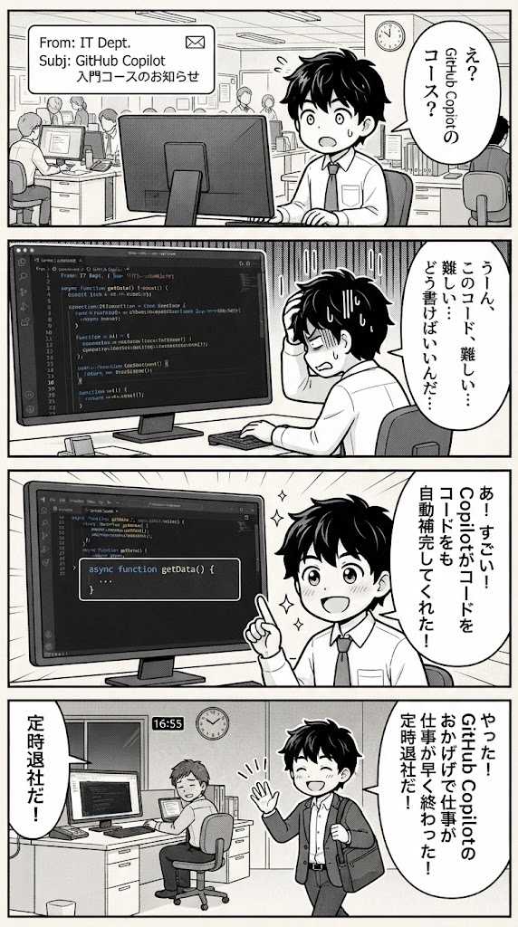 2025年12月8日Outlook通知：GitHub Copilot講座の体験談