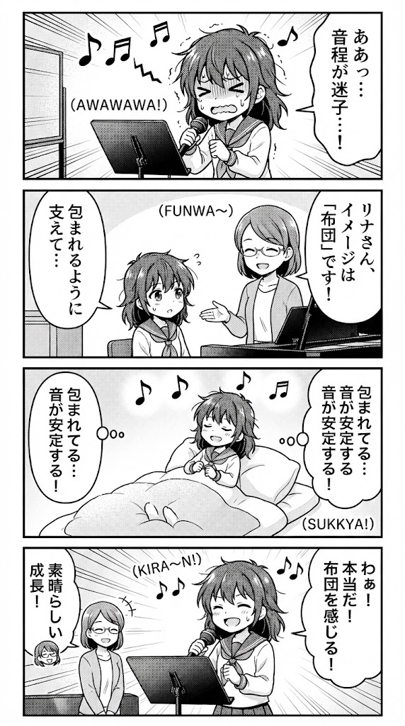 布団理論」で音程が支えられる話 ― ボイトレ4回目の学び