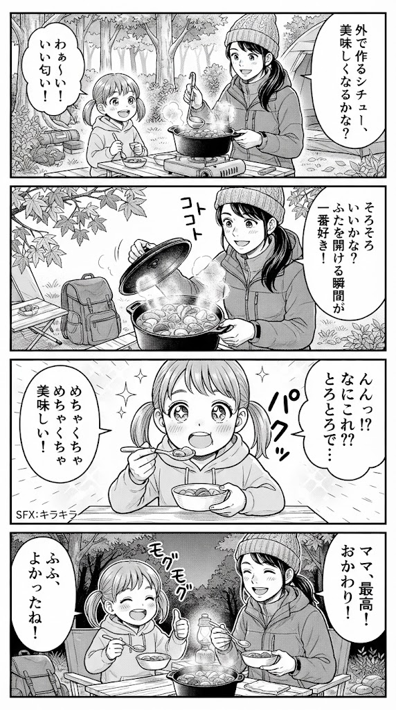 娘が絶賛！40代人妻が秋のファミキャンで作る、1時間煮込むだけの絶品ダッチオーブン料理