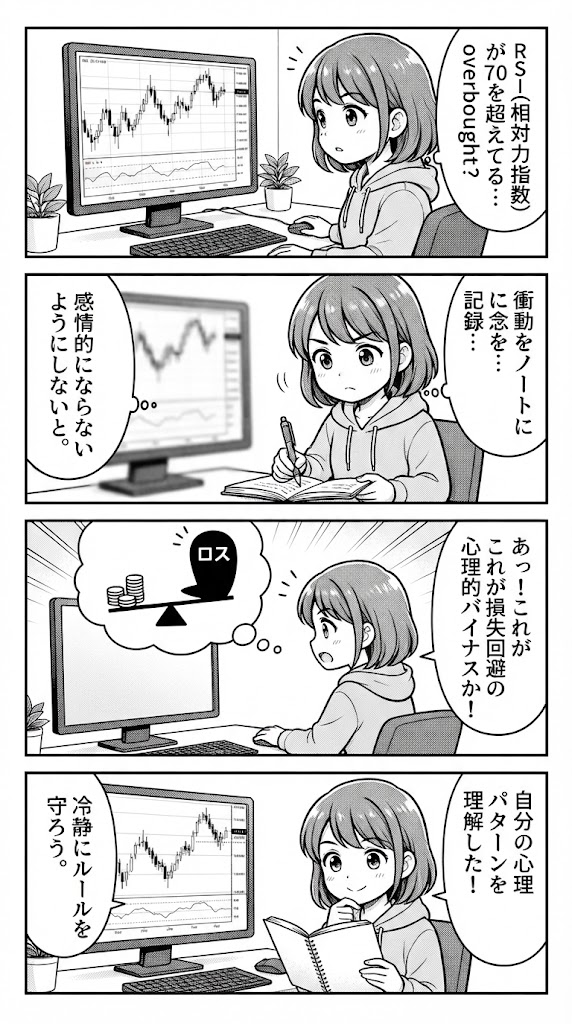 RSI逆張りへの衝動を3ヶ月記録：損失回避へ「なぜ惹かれるか」の自己解剖