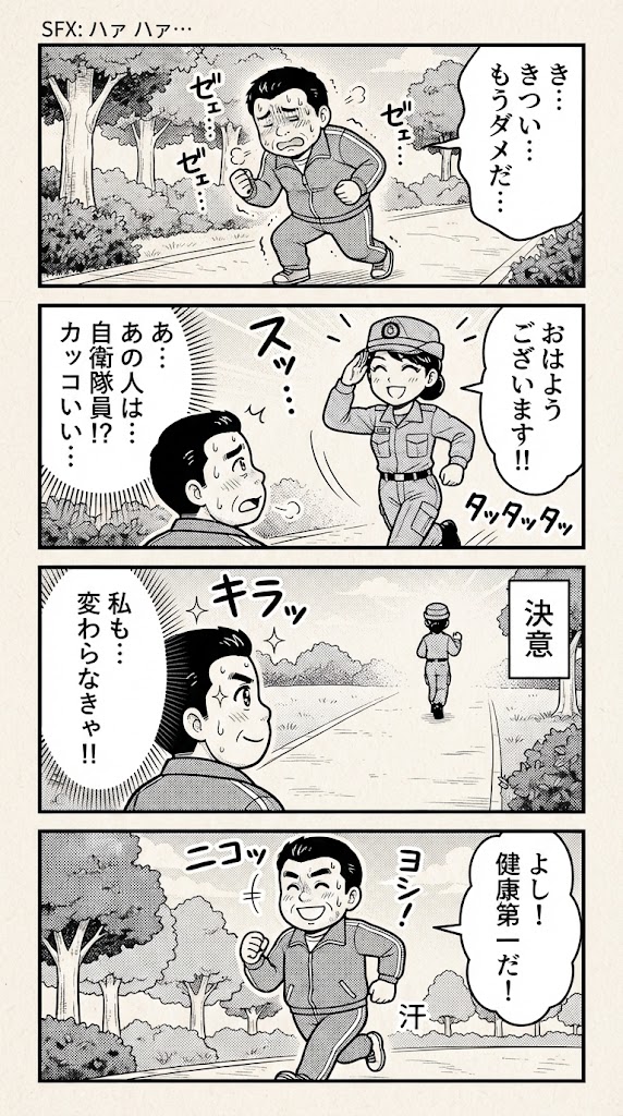 50代からの肉体改造再起動：若き自衛隊員との出会いが教えてくれた「筋の通った生き様