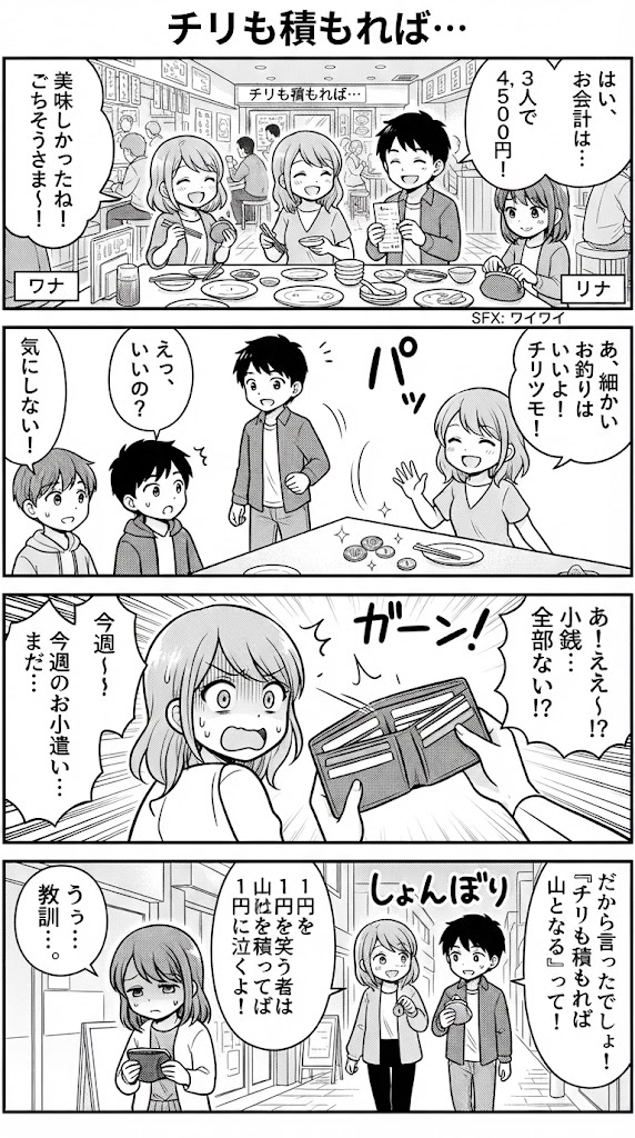 1円を笑う者は1円に泣く！いまどきの外食・飲み代、その「銭の払い方」間違っていませんかい？