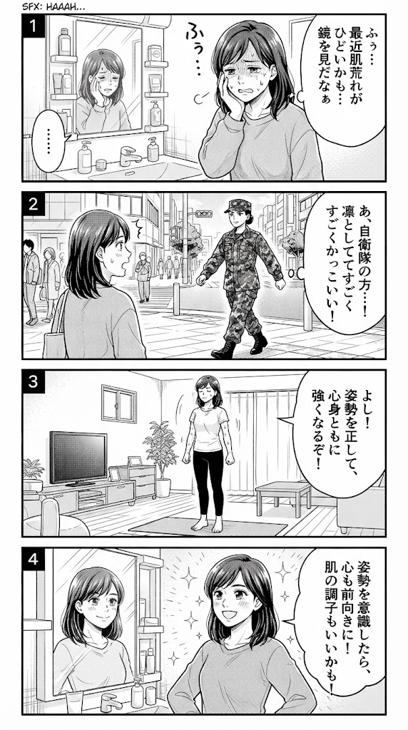 肌だけじゃない」大人の艶めき。20代自衛隊員に学んだ「芯」を鍛える禁断の美容術