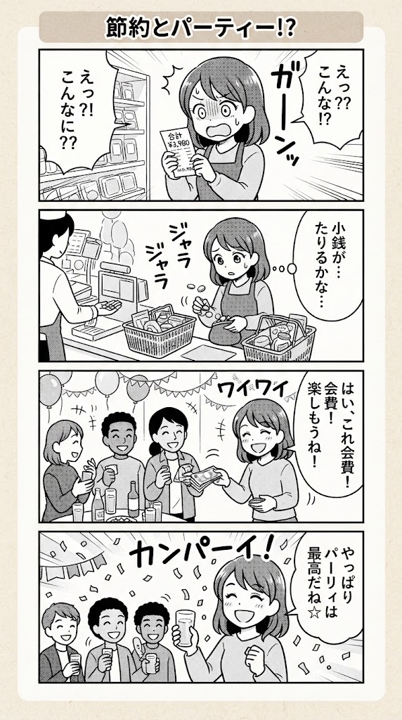 ほんまか！？1週間の生活費4,000円と、一夜の遊びに1万8千円のどっちが「得」やねん！
