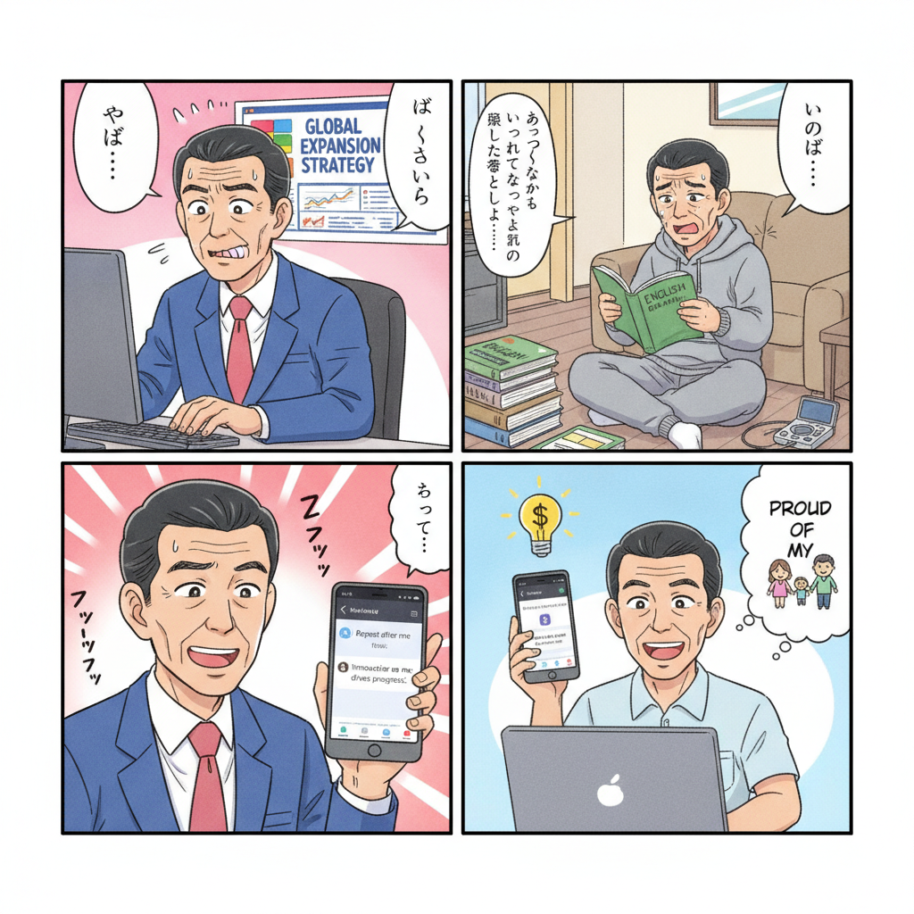 50代からの生成AI英語学習法：ChatGPTを専属ネイティブ講師にしてシャドーイングを劇的に進化させる