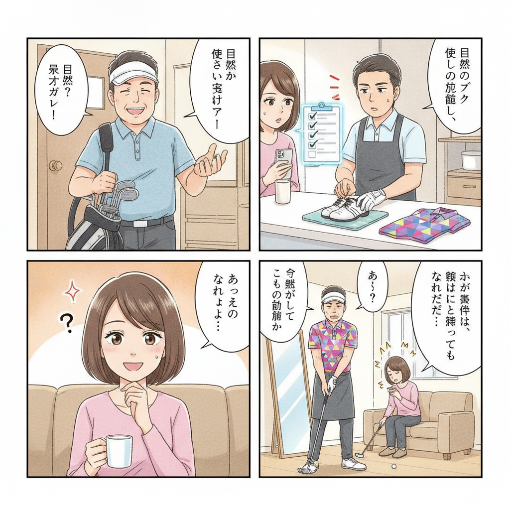 「ゴルフに行ってくる」は要注意？パートナーの怪しい行動を見抜くためのチェックリストと証拠の集め方