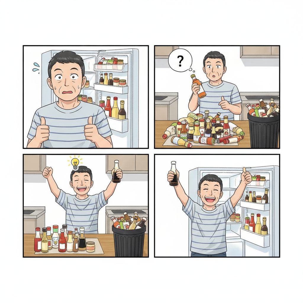 「なんとなく」で溜め込んでいない？冷蔵庫の調味料を最適化して、自炊のハードルを劇的に下げる方法
