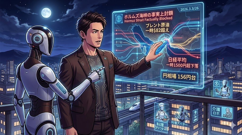 ホルムズの静寂、鋼の覚醒 ―2026年、エネルギー危機を『身体性知能』で突破する経済新世紀―