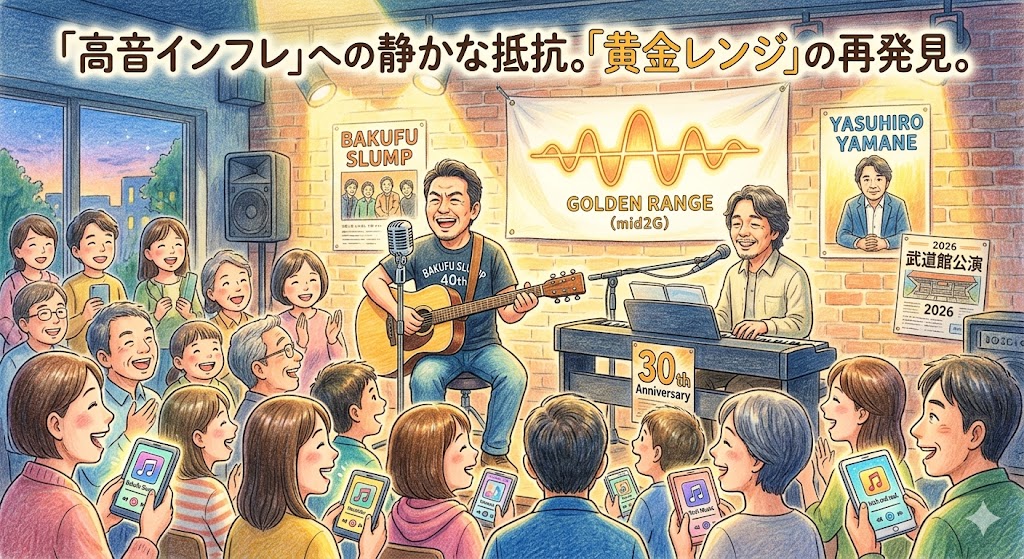 「高音インフレ」への静かな抵抗。バリトン派が再発見すべき爆風スランプと山根康広の『黄金レンジ』